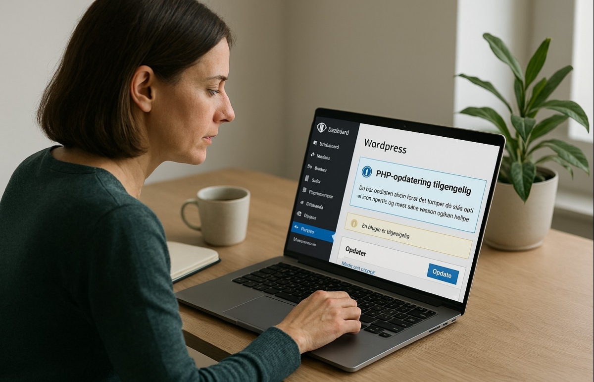 Derfor sørger vi for, at din WordPress-side kører på den nyeste PHP-version